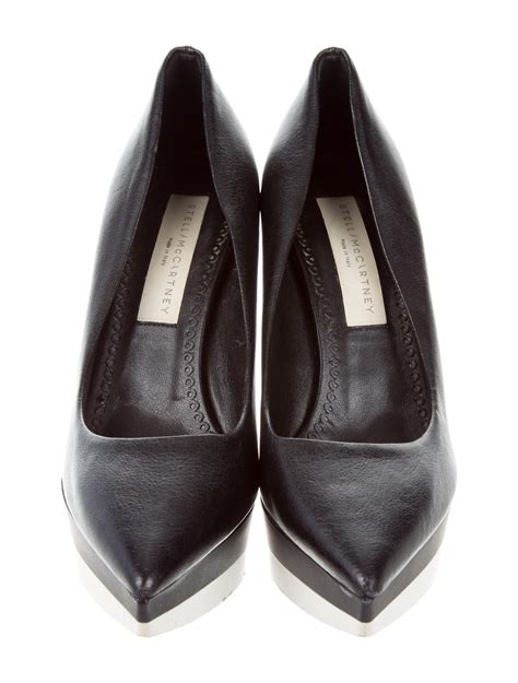 Stella Mccartney Pointed Toe Platform Wedges Shoes Stl57751 The