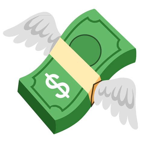 Money With Wings Vector Svg Icon Svg Repo