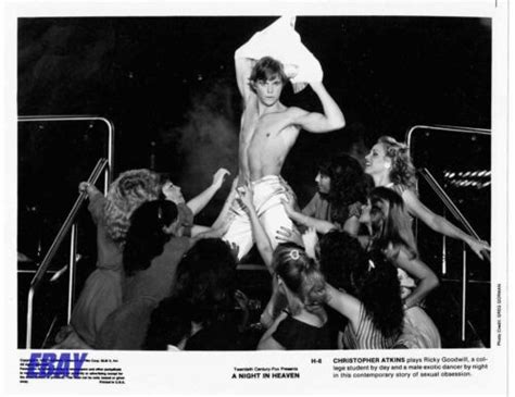 Christopher Atkins Barechested Vintage Photo A Night In Heaven Ebay