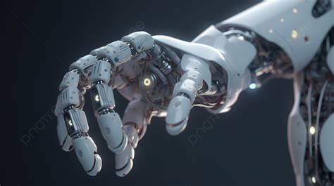 منظمة العفو الدولية تعمل بالطاقة الروبوتية اليد في العمل صورة ثلاثية