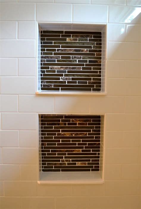 Square Niches Embedded In An All White Tiled Wall Tip You Can Get A
