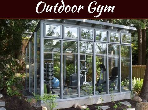 Tips For Creating Your Own Outdoor Gym Backyard Gym Backyard Studio