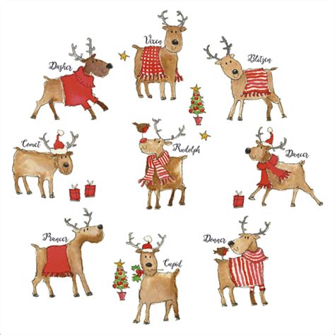 Rudolph And Friends Christmas Cards Illustrated By Kate Mawdsley
