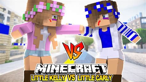 little kelly and little carly have a huge fight minecraft little club adventures youtube