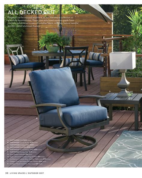 Living Spaces Product Catalog Outdoor 2017 Page 30 31