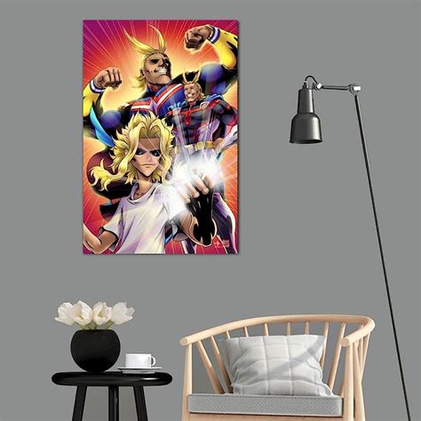 Anime Academia All Might Poster Painting Canvas 2436inch