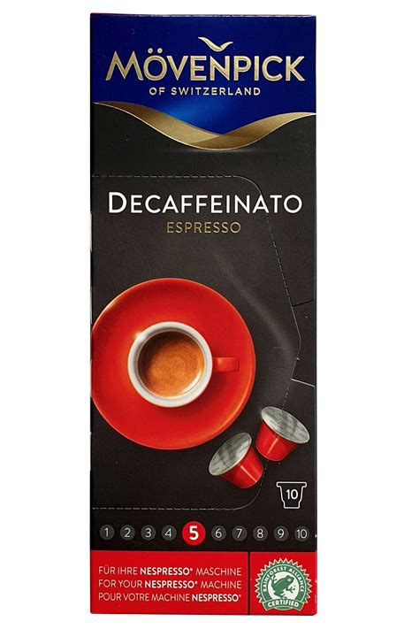 Mövenpick Coffee Capsules Decaffeinato Espresso 10 Pack MÖvenpick