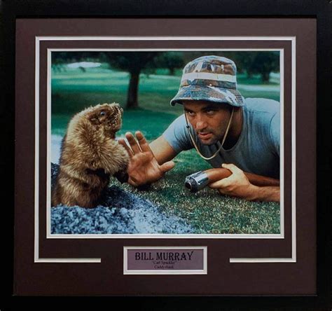 Bill Murray Carl Spackler Talking With Gopher Unsigned 16x20 Photo
