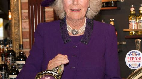 Camilla Pulls A Pint At Pub Named In Her Honour As Prince Charles