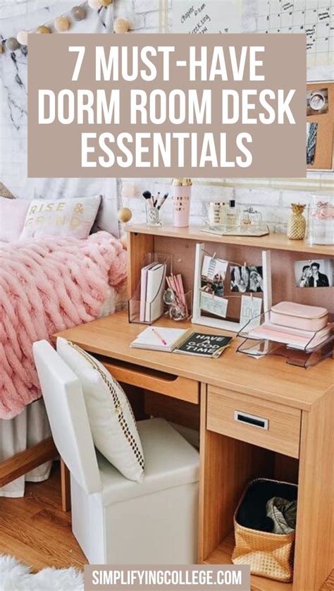 The Best Dorm Desk Ideas To Keep Your Desk Looking Organized Dorm