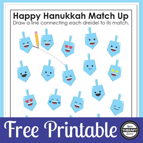 Dreidel Game Printable Happy Hanukkah Your Therapy Source