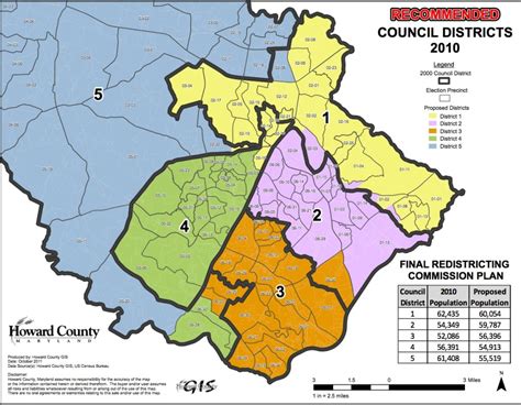 County Council District Maps Seventh State