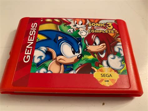 Sonic 3 Complete For Sega Genesis Etsy