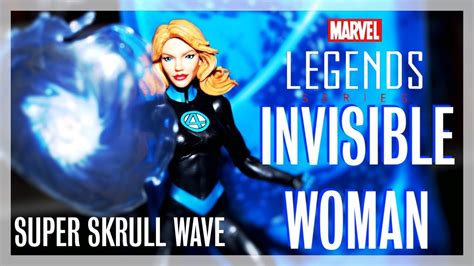 Marvel Legends The Invisible Woman Super Skrull Wave Toy Review Youtube