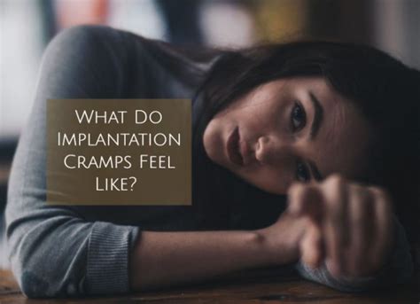 What Do Implantation Cramps Feel Like