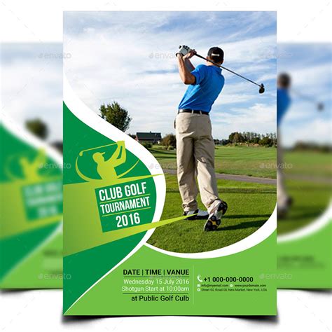 Golf Tournament Flyer Template By Aam360 Graphicriver