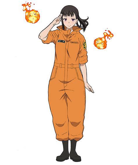 Maki Fire Force Png Png Vibrant Colors Download