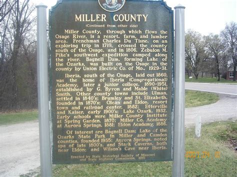 Presidents Page Miller County Museum And Historical Society
