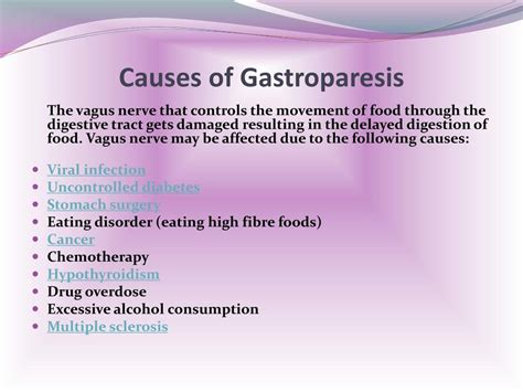 Gastroparesis Causes Symptoms Diagnosis And Treatment Pelajaran
