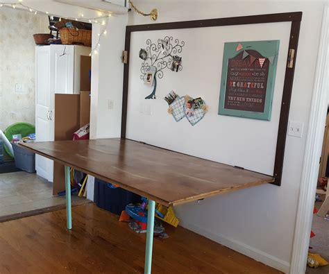Large Folding Wall Table
