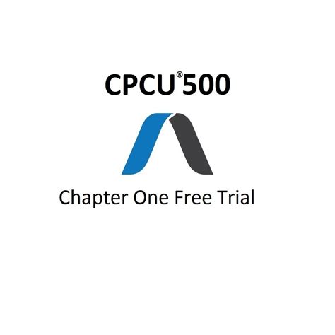Cpcu® 500 Chapter One Free Trial Associatepi