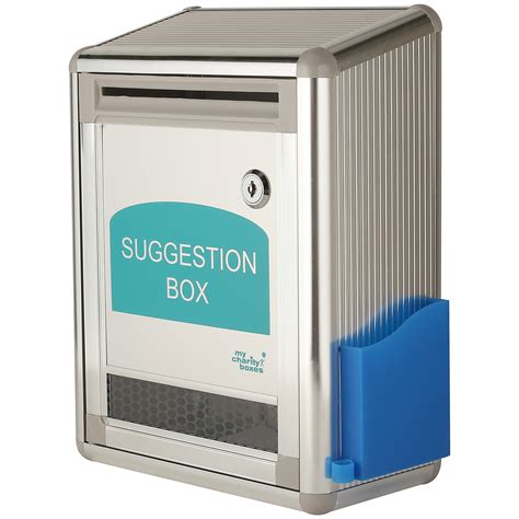 Aluminum Suggestion Box My Charity Boxes