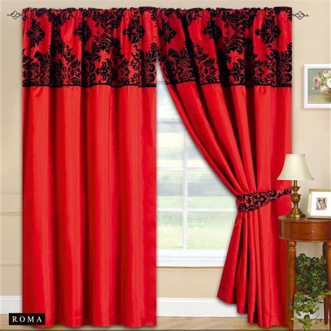 Black And Red Bedroom Curtains Ideas For Basement Bedrooms Check More