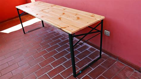 Tavolo rustico inizio 900 con gambe tornite.patina autentica. Costruire un tavolo pieghevole con i pallet Fai Da Te ...