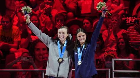 Katie Ledecky 15 Katie Grimes 15 Swims Personal Best To Make Us Olympic Team Speechless