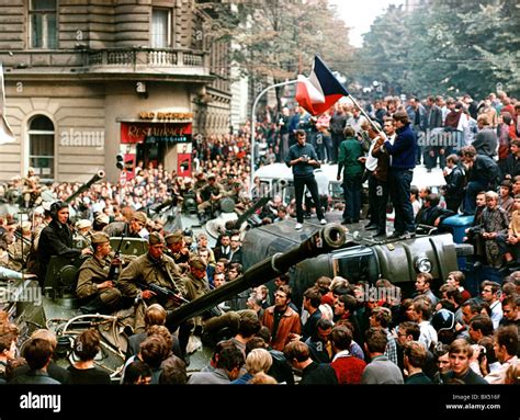 Soviet Tanks Czechoslovakia High Resolution Stock Photography And