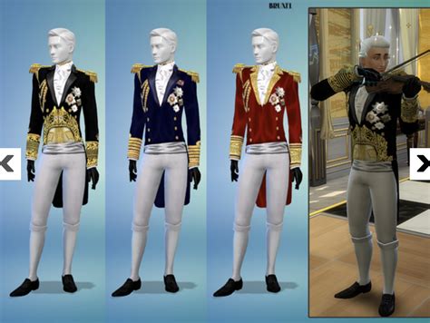 Bruxel Victorian Dress King Coat In 2020 Sims 4 Male Clothes Sims