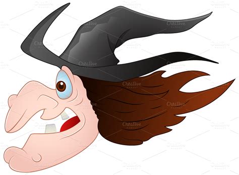 Funny Witch Vectors ~ Illustrations On Creative Market