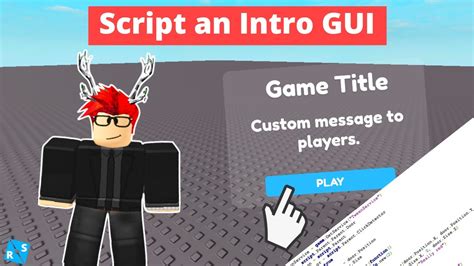 Roblox Scripting Tutorial How To Script An Intro Gui Youtube