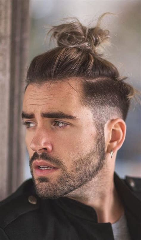 A men's ponytail is a hairstyle that is mostly used on hair that is longer than the ear. The Half Ponytail - The Charming & Sexy Hairstyle