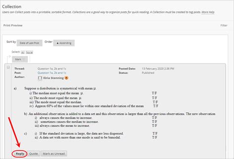 Post A Discussion Board Reply Elearning University Of Queensland