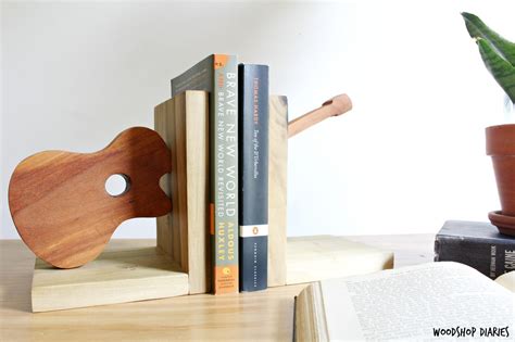 How To Build Your Own Scrap Wood Bookends Shaped Like A Guitar