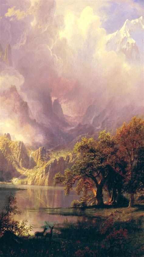Albert Bierstadt Classic Painting Art Iphone