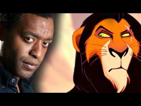 'awesome looking trailer for lion king but that voice for scar is just miles off! Chiwetel Ejiofor Is Scar In The Lion King Remake - YouTube