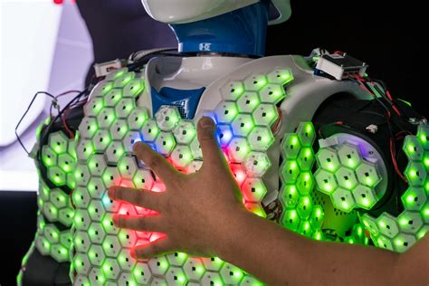 Sensitive Synthetic Skin Makes For Hug Safe Humanoid Robot