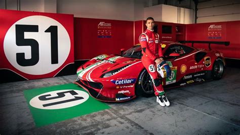 Ferrari Gt Pier Guidi In Pista Per Vincere Il Mondiale Wec 2021 L