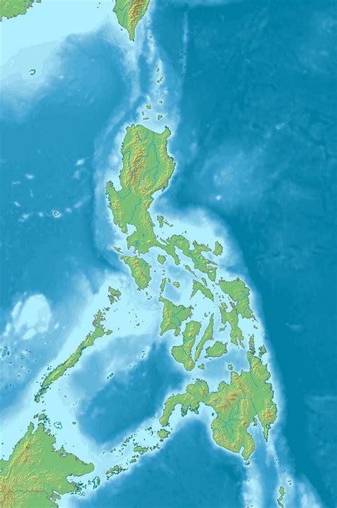 Detailed Relief Map Of Philippines Philippines Asia Mapsland