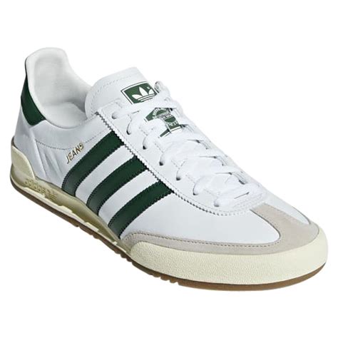 Adidas Originals Deadstock Jeans Trainers White Green Shoes Sneakers