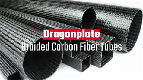 Braided Carbon Fiber Tubes Dragonplate Youtube