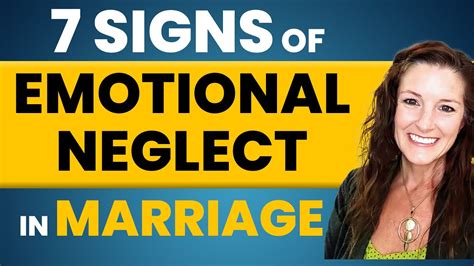 7 Signs Of Emotional Neglect In Marriage Sharmen Kimbrough Youtube