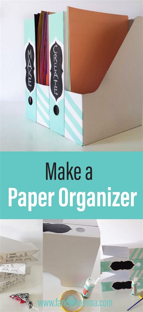 Paper Organizer Diy That You Can Make From A Magazine File Desk Paper