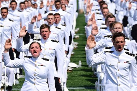us naval academy celebrates class of 2021 at graduation ceremony
