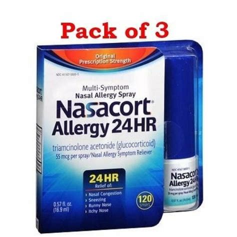 Buy Nasacort Allergy 24 Hour Multi Symptom Nasal Allergy Spray 120 Each