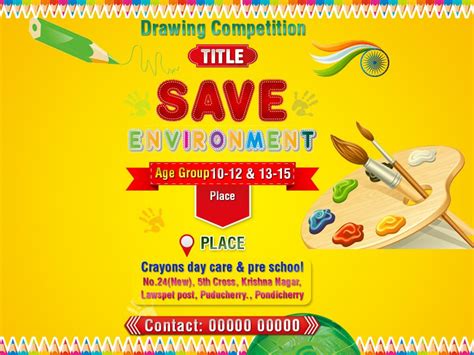 Drawing Competition Poster Uplabs