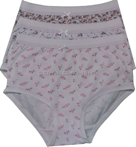 Printed Floral Briefs 3 Per Pack