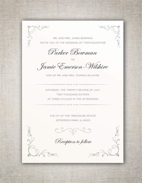 Traditional wedding invitation wording should be your inspiration throughout traditional wedding invitation samples. Traditional Wedding Invite Wording ~ Wedding Invitation ...
